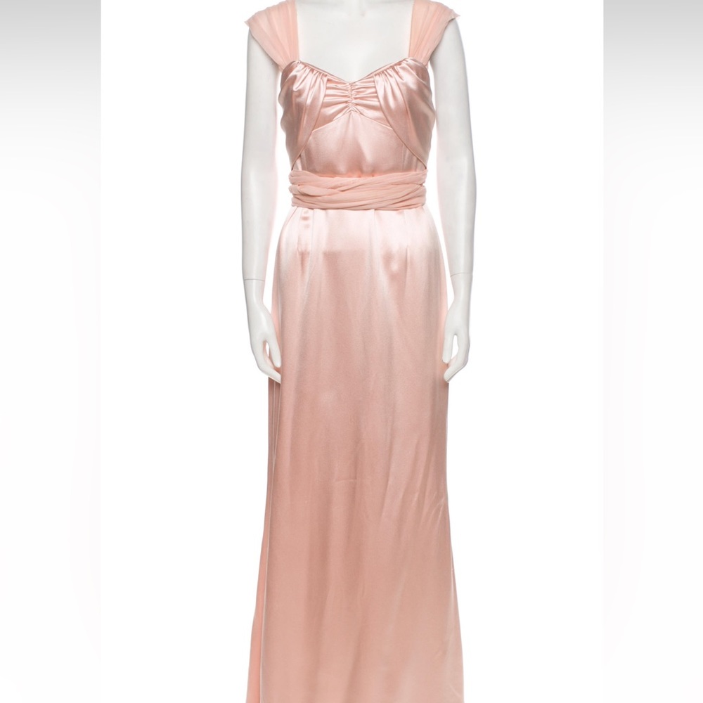 Carolina Herrera Silk Long Dress Size 6